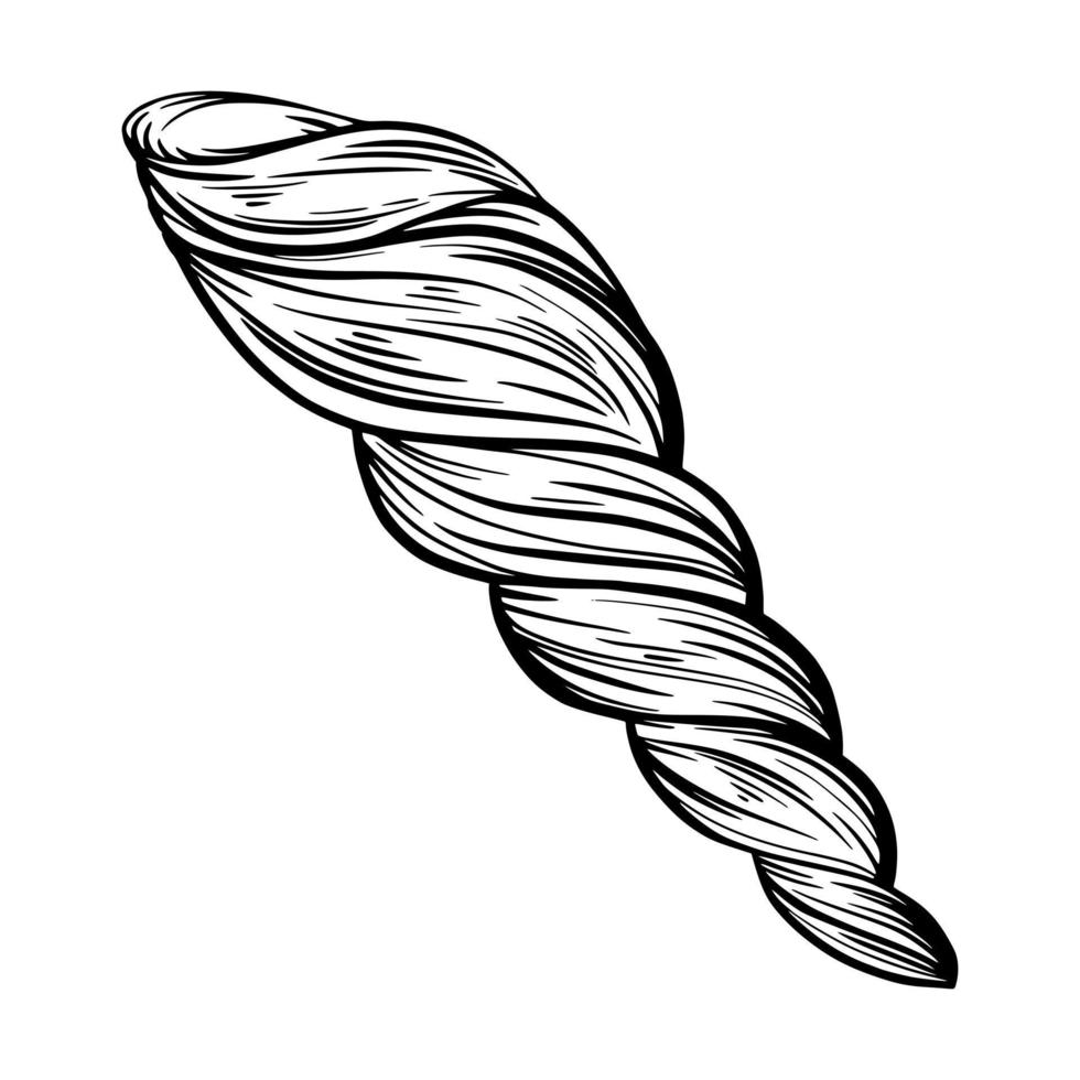 Marin spirale coquillage ou mollusque pour conception de invitation, tissu, textile, etc. vecteur