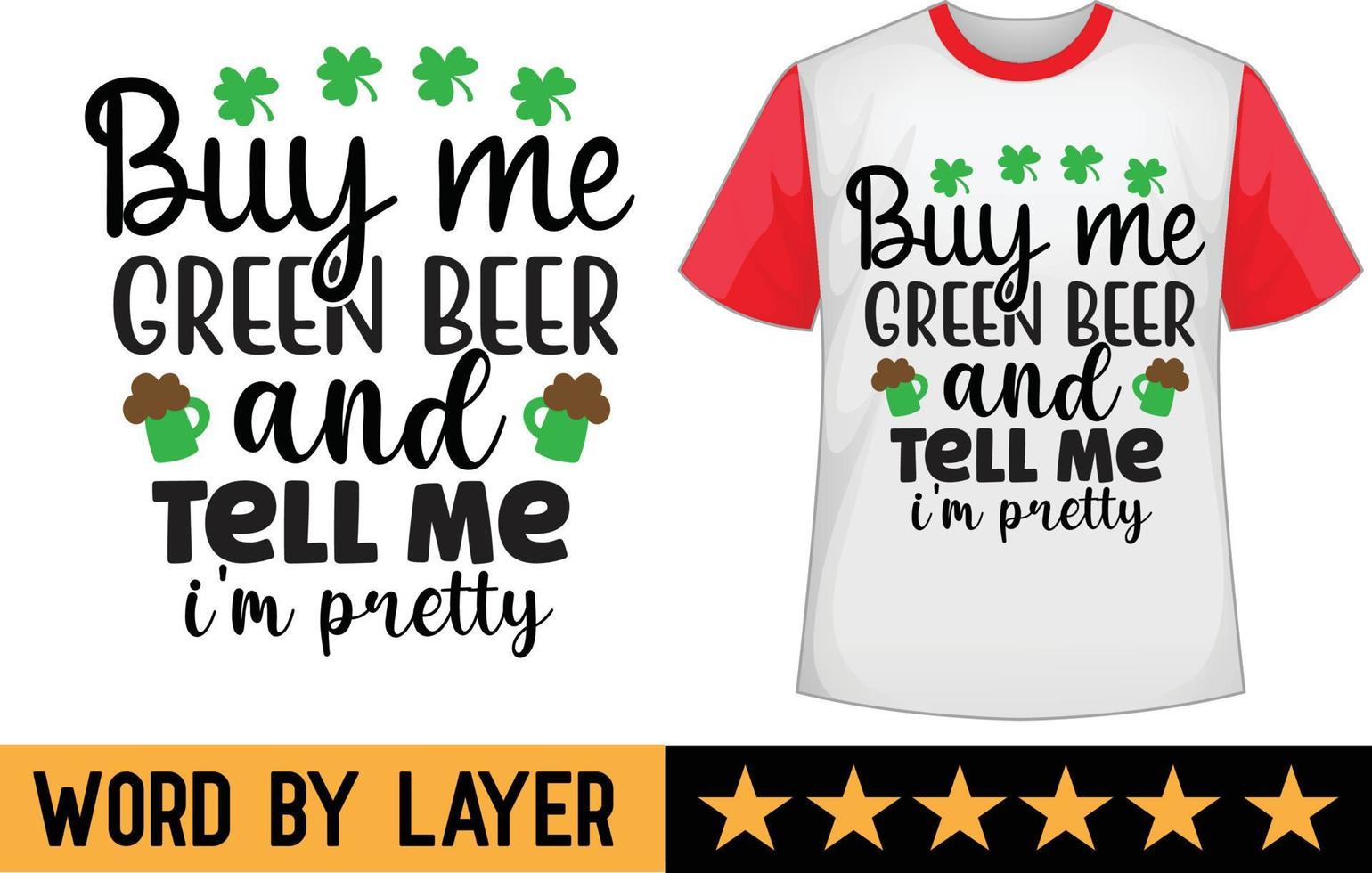 Saint Patrick svg t chemise conception vecteur