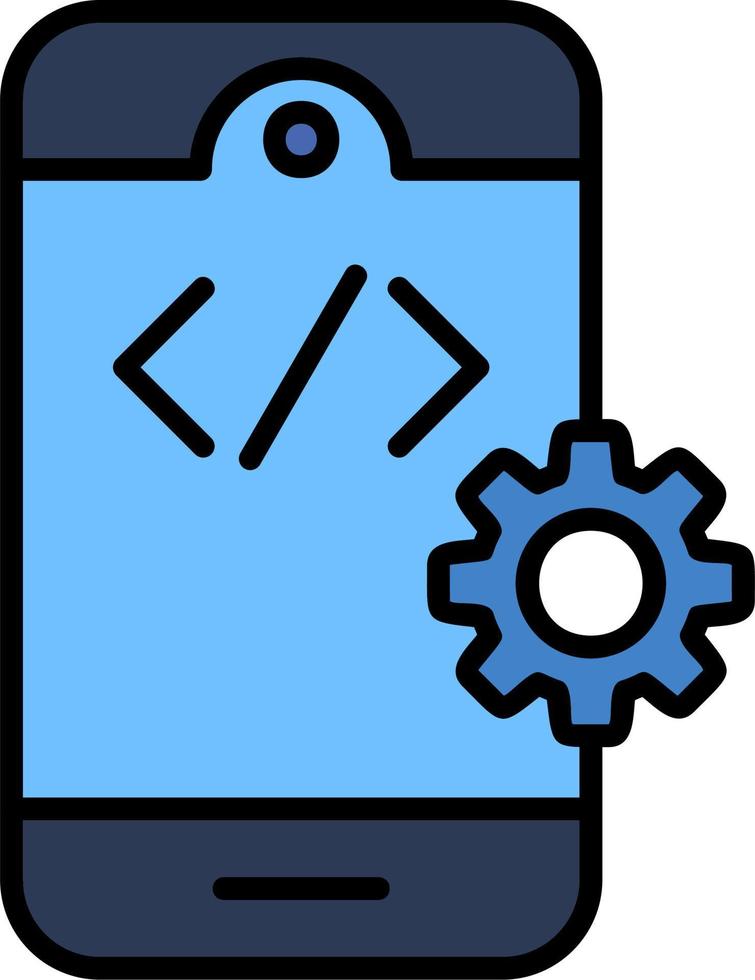 icône de vecteur de développement d'application