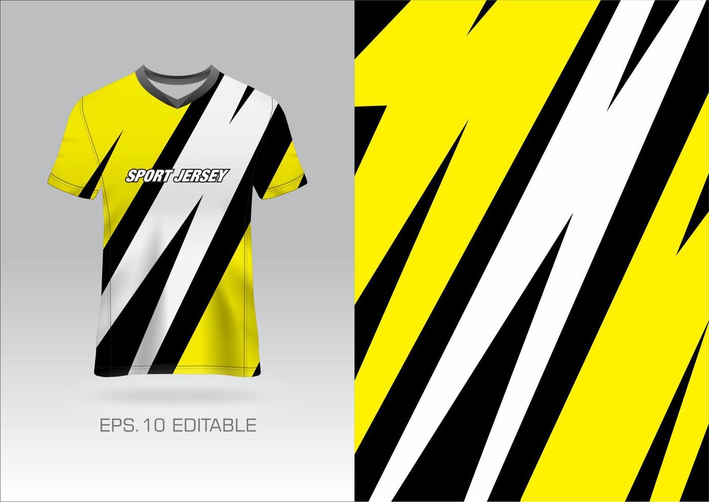 en tissu textile conception pour sport T-shirt, football Jersey maquette pour Football club. uniforme de face voir. vecteur