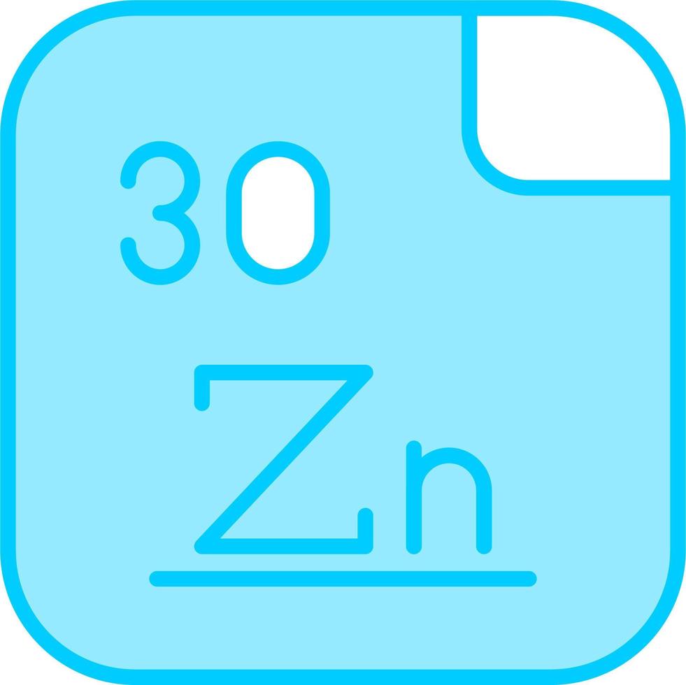 zinc vecteur icône