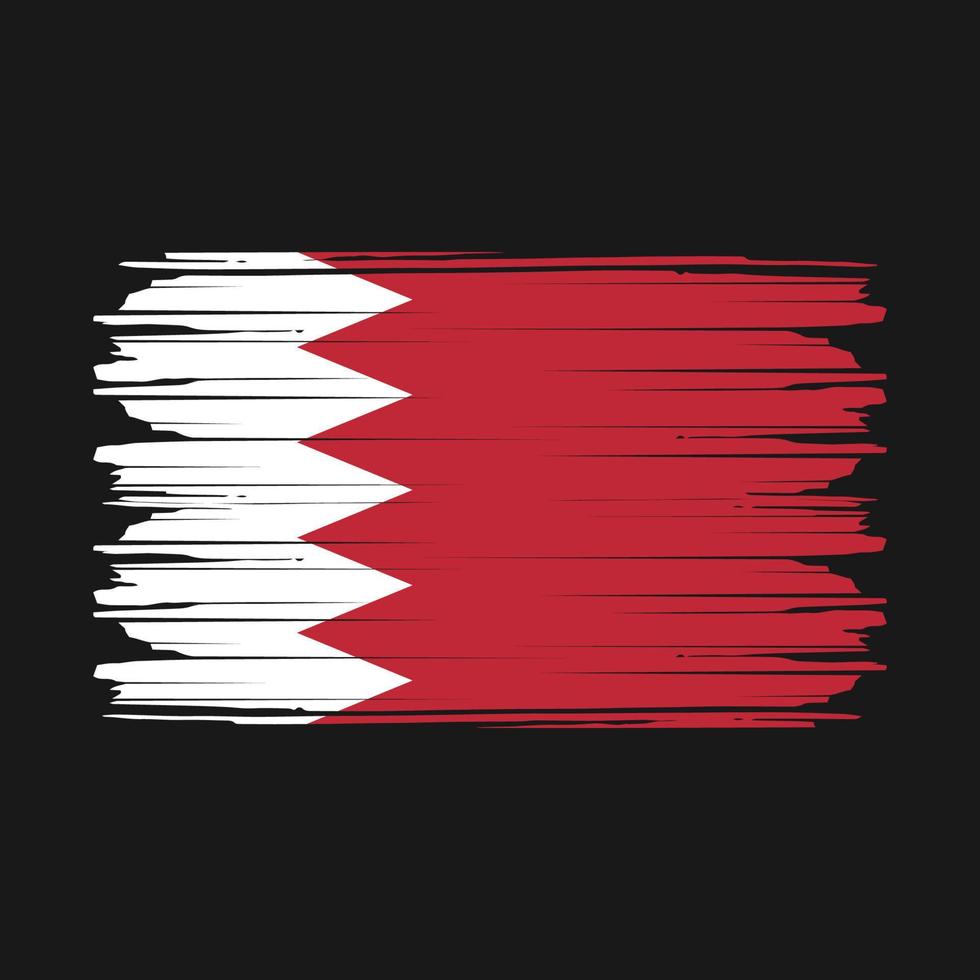 vecteur de drapeau de bahreïn