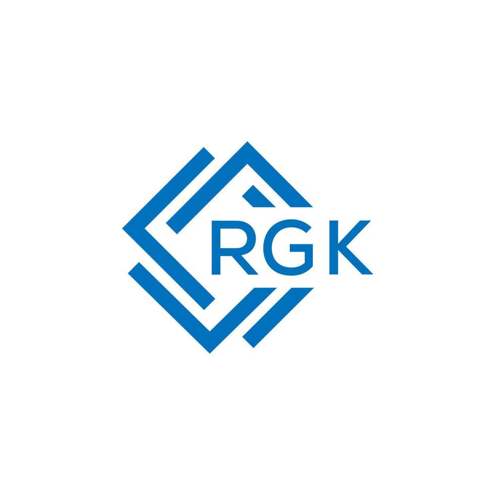 rgk Créatif cercle lettre logo concept. rgk lettre design.rgk lettre logo conception sur blanc Contexte. rgk Créatif cercle lettre logo concept. rgk lettre conception. vecteur
