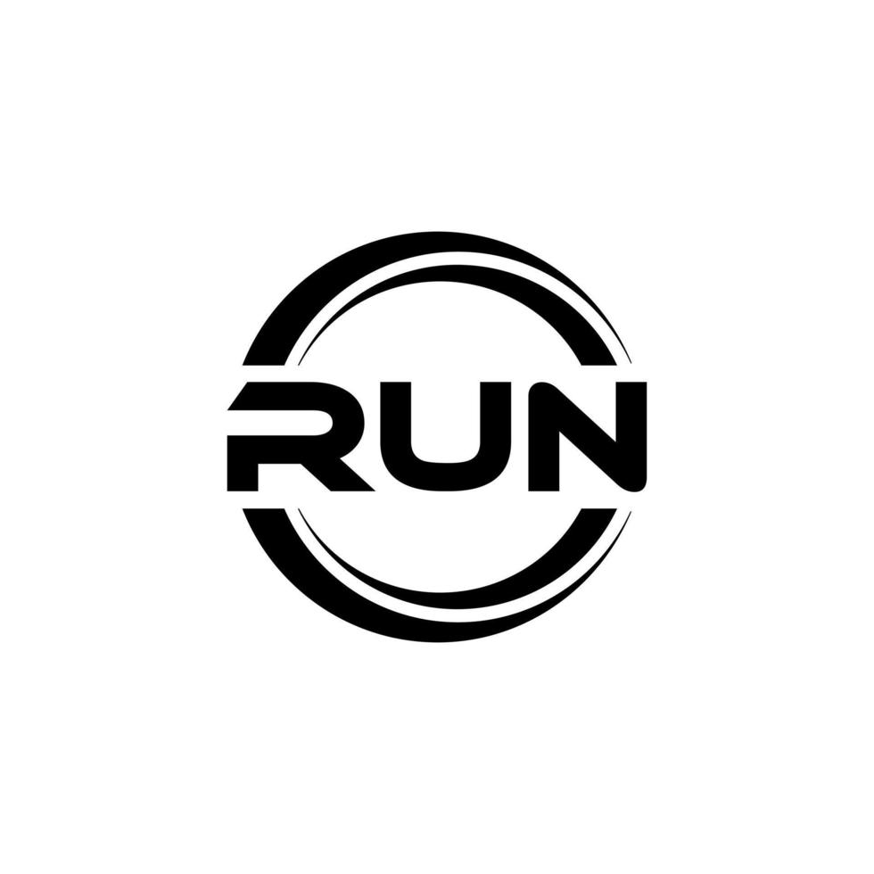 courir lettre logo conception dans illustration. vecteur logo, calligraphie dessins pour logo, affiche, invitation, etc.