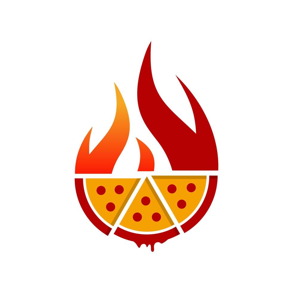 Pizza logo images Stock vecteur