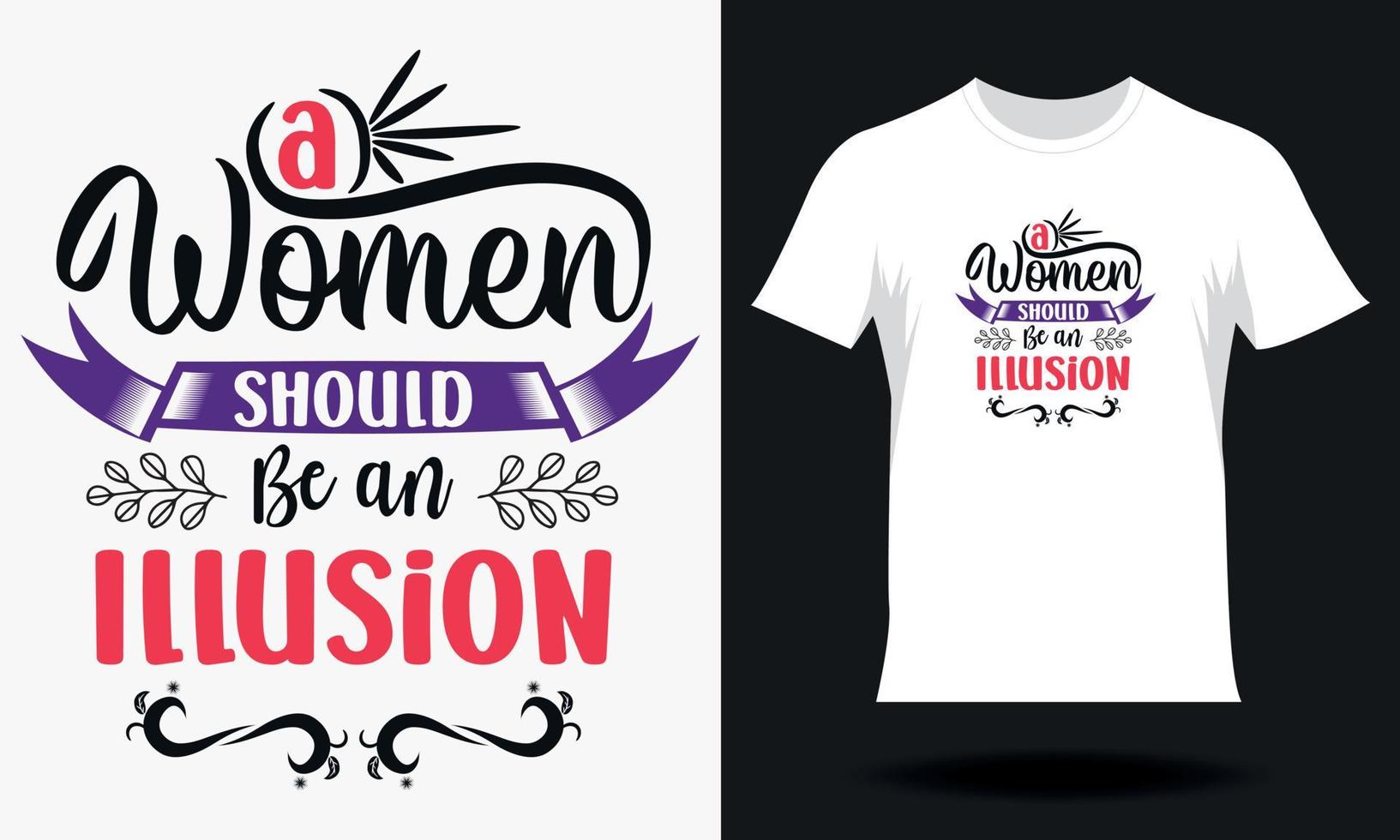 content aux femmes jour-femmes journée T-shirt conception. main tiré caractères femmes journée svg T-shirt conception vecteur