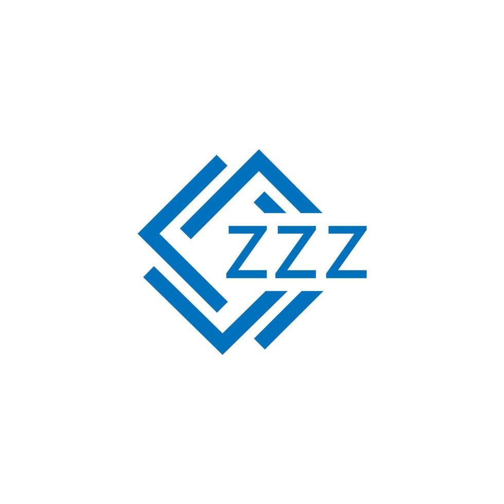 zzz La technologie lettre logo conception sur blanc Contexte. zzz Créatif initiales La technologie lettre logo concept. zzz La technologie lettre conception. vecteur