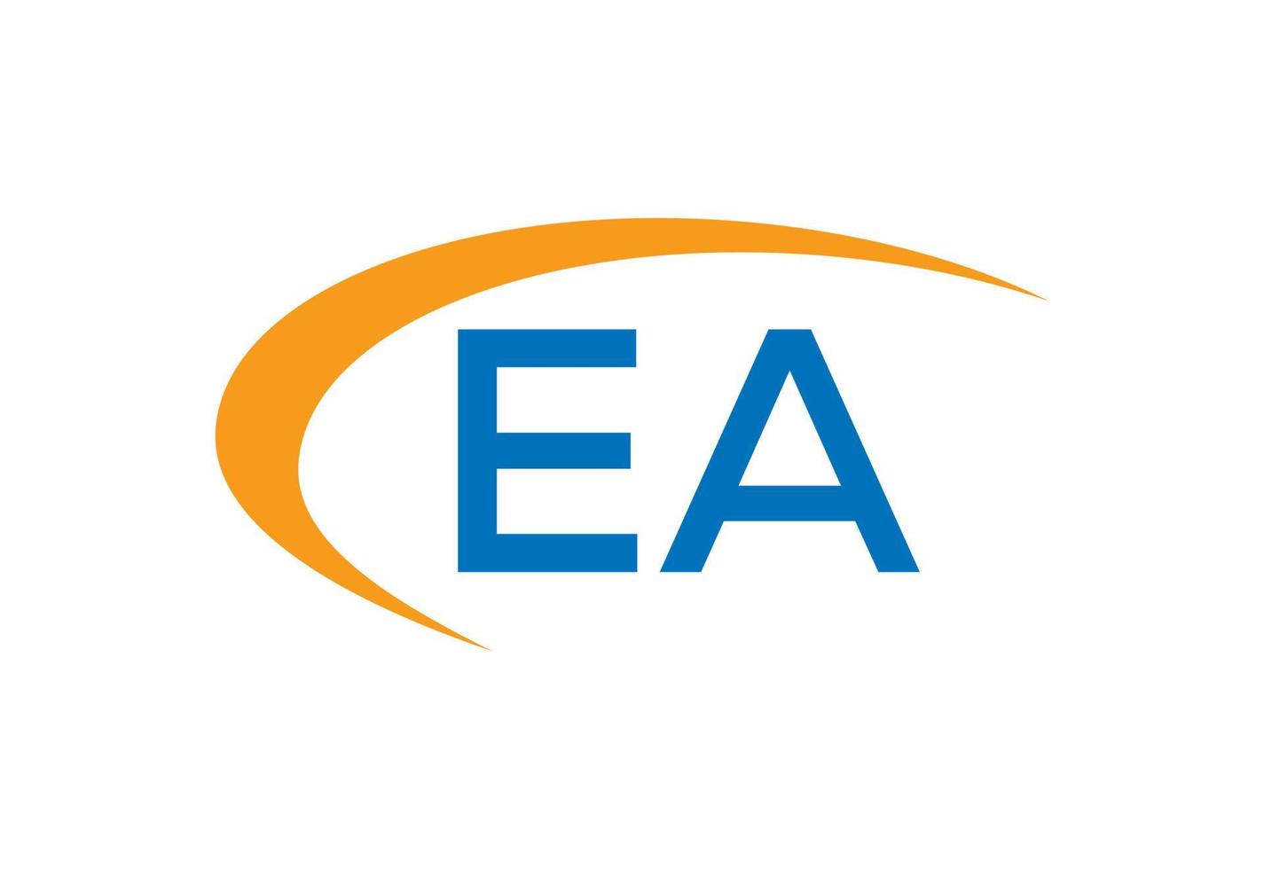 initiale ae-ea lettre logo conception, vecteur illustration