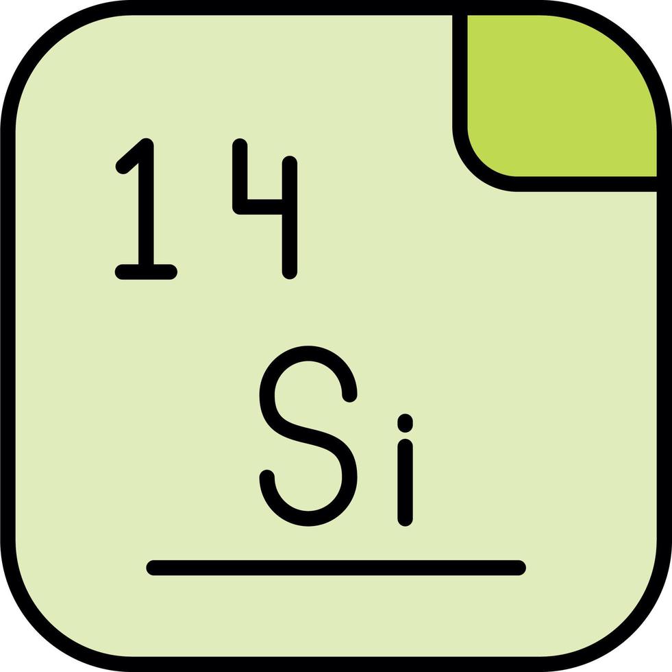 silicium vecteur icône