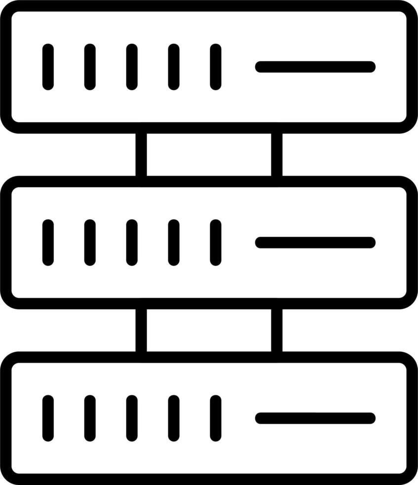 icône de vecteur de serveur