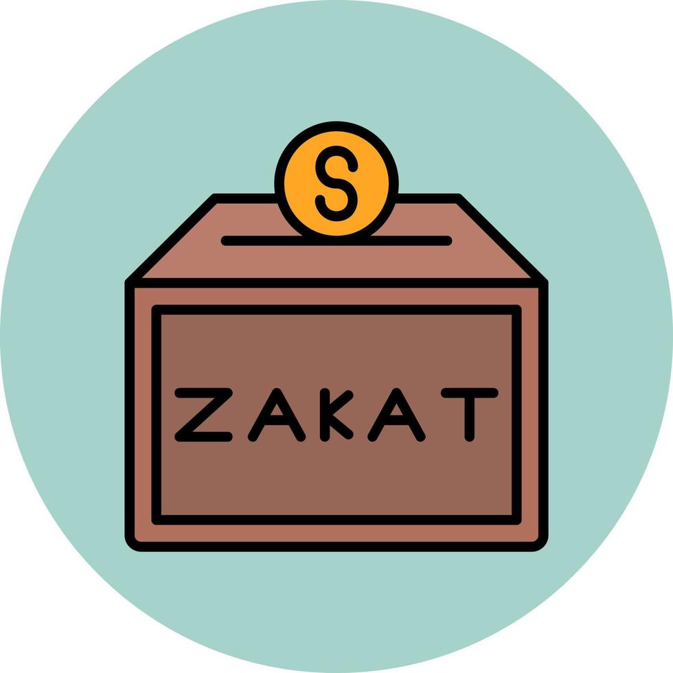 icône de vecteur de zakat