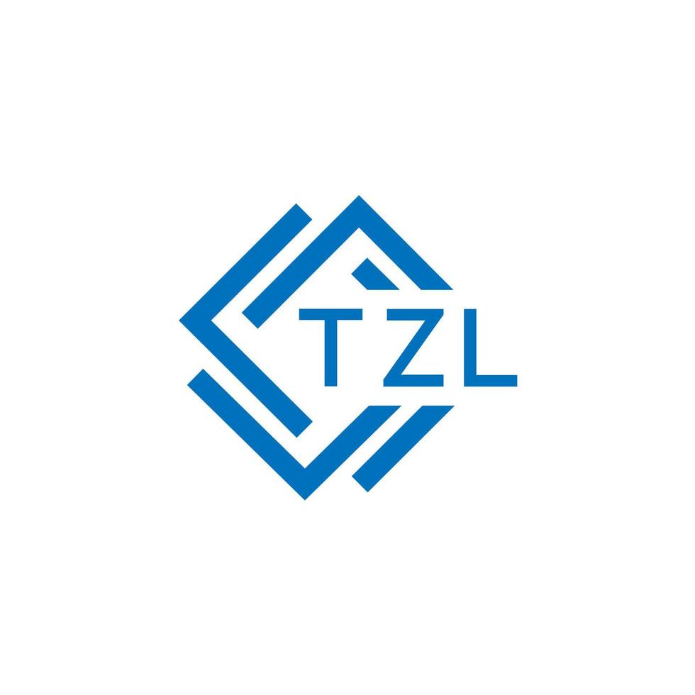 tzl La technologie lettre logo conception sur blanc Contexte. tzl Créatif initiales La technologie lettre logo concept. tzl La technologie lettre conception. vecteur