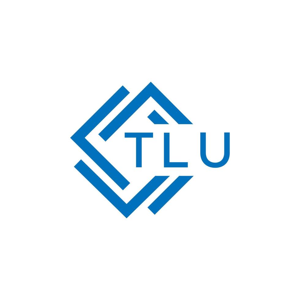 tlu La technologie lettre logo conception sur blanc Contexte. tlu Créatif initiales La technologie lettre logo concept. tlu La technologie lettre conception. vecteur