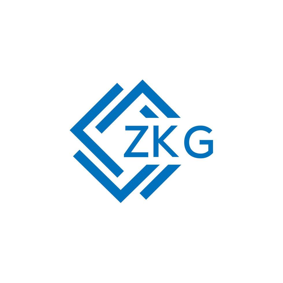 zkg La technologie lettre logo conception sur blanc Contexte. zkg Créatif initiales La technologie lettre logo concept. zkg La technologie lettre conception. vecteur