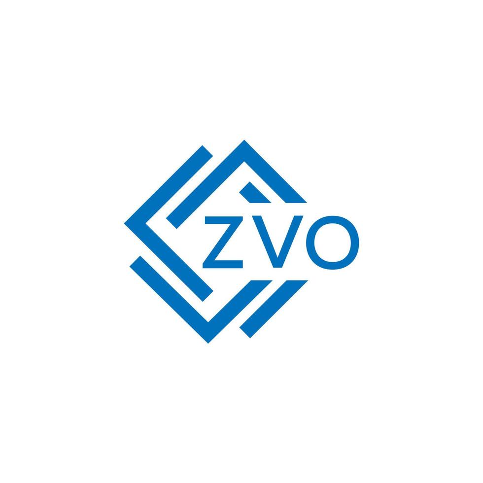 zvo La technologie lettre logo conception sur blanc Contexte. zvo Créatif initiales La technologie lettre logo concept. zvo technologie vecteur