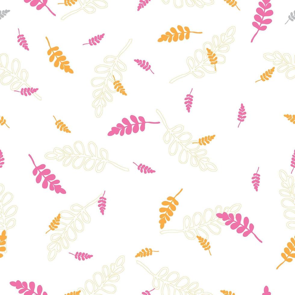 feuilles tropicales, jungle laisse motif floral vectorielle continue. idéal pour le textile. vecteur