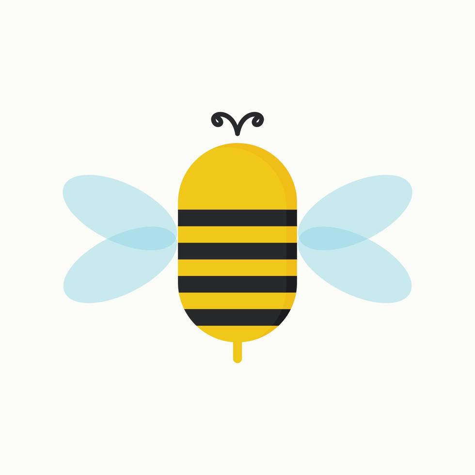 moderne abeille logo vecteur