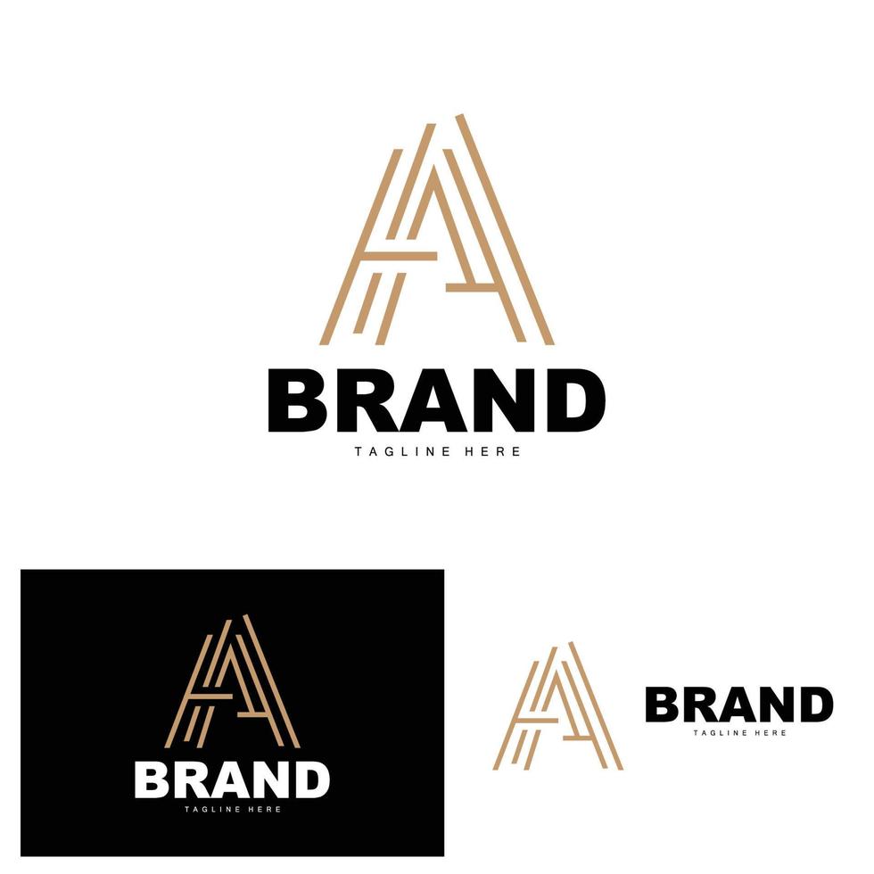 un logo de lettre, un concept simple de conception de logotype, un modèle d'icône d'alphabet vectoriel