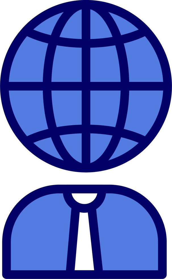 icône de vecteur de mondialisation