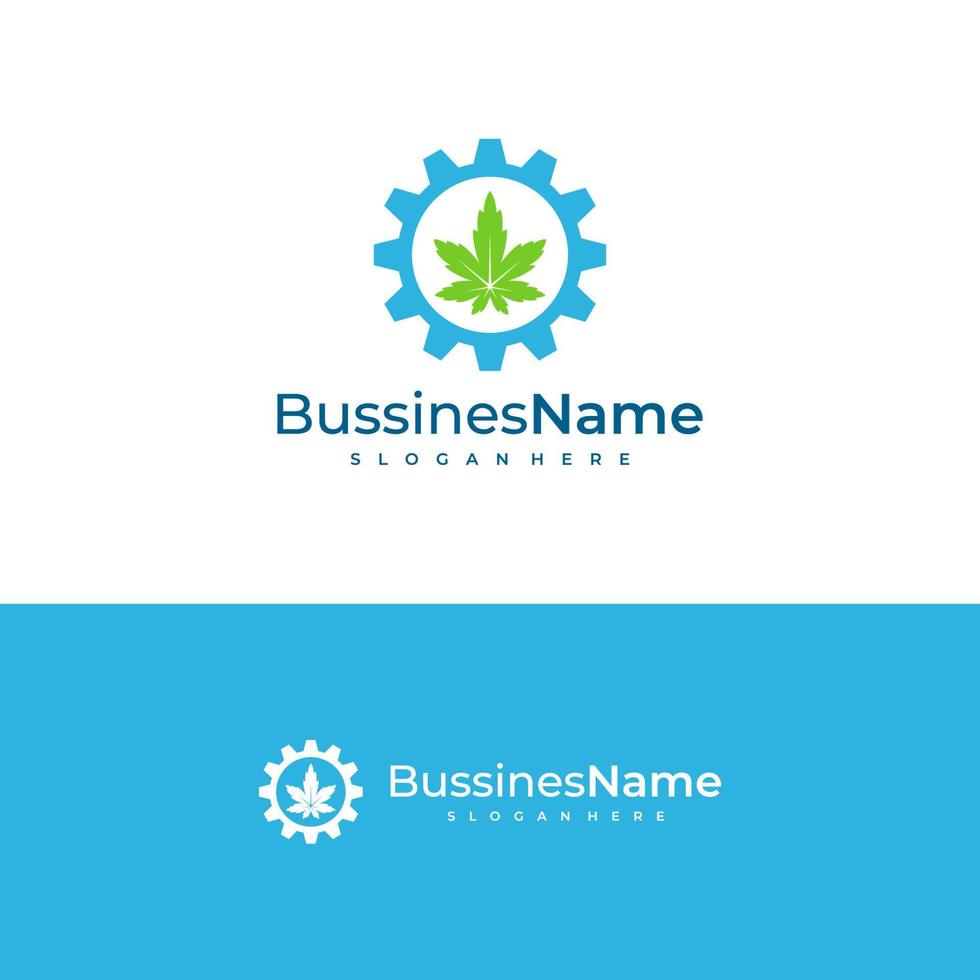 équipement cannabis logo vecteur modèle. Créatif cannabis logo conception concepts