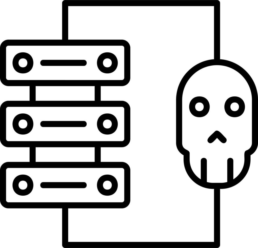 icône de vecteur de piratage