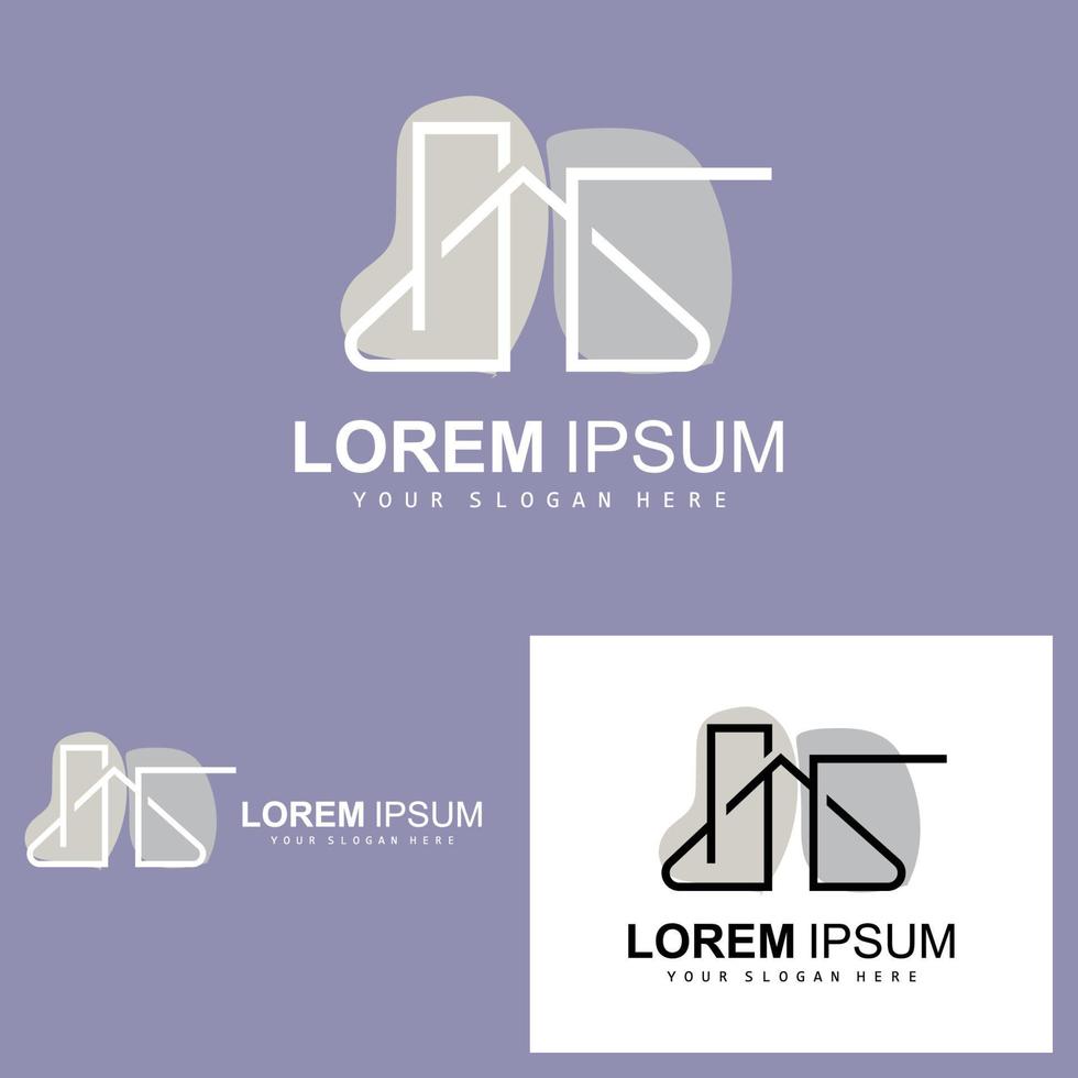 logo de maison, conception de meubles de construction, vecteur de construction, icône de marque de propriété, immobilier, logement