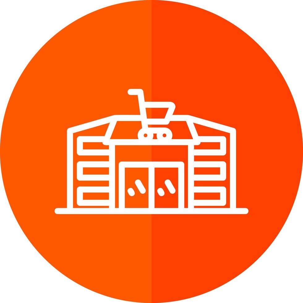 conception d'icône de vecteur de supermarché