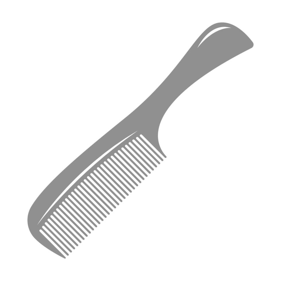 peigne cheveux logo icône conception vecteur