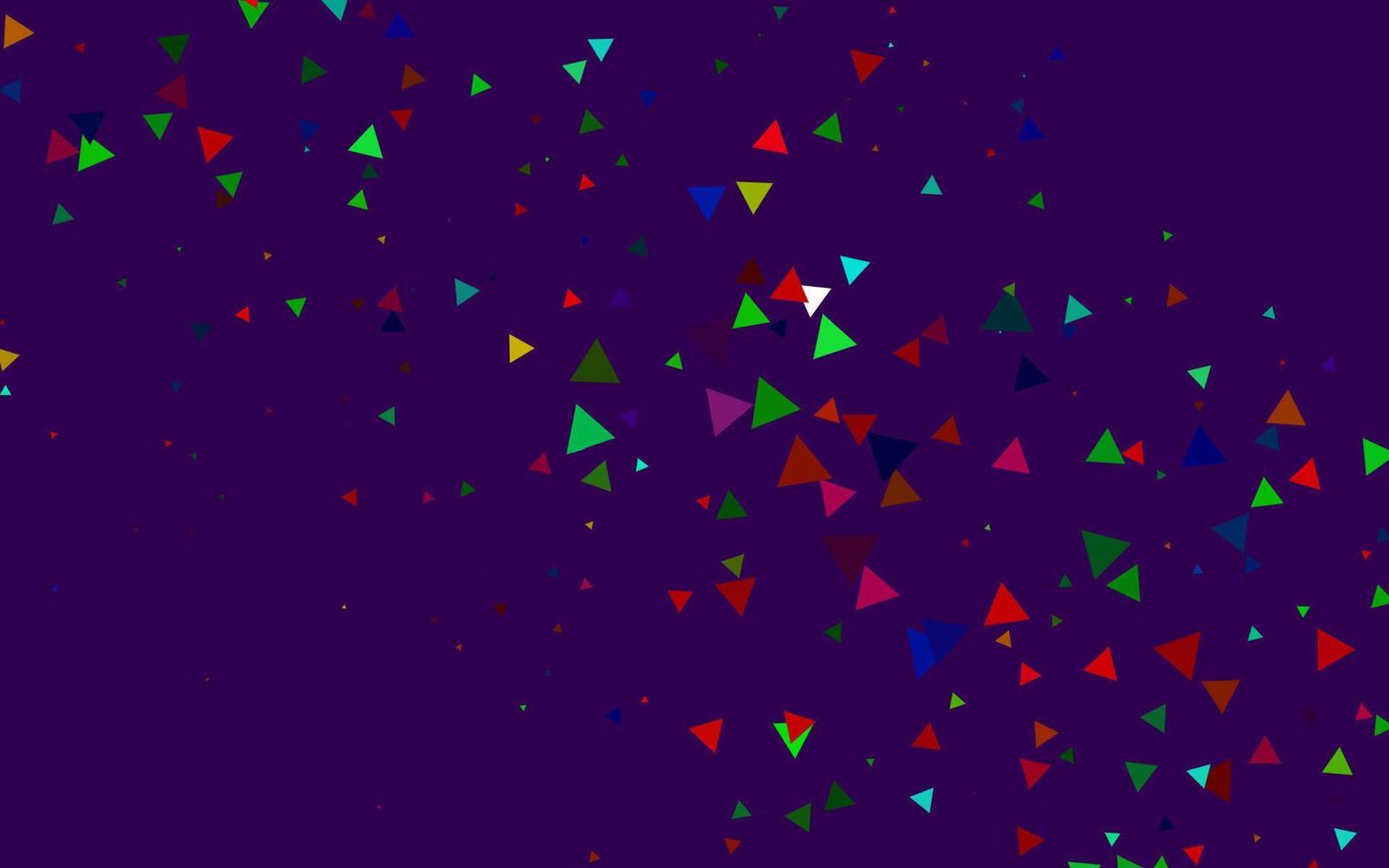 multicolore clair, motif vectoriel arc-en-ciel dans un style polygonal.