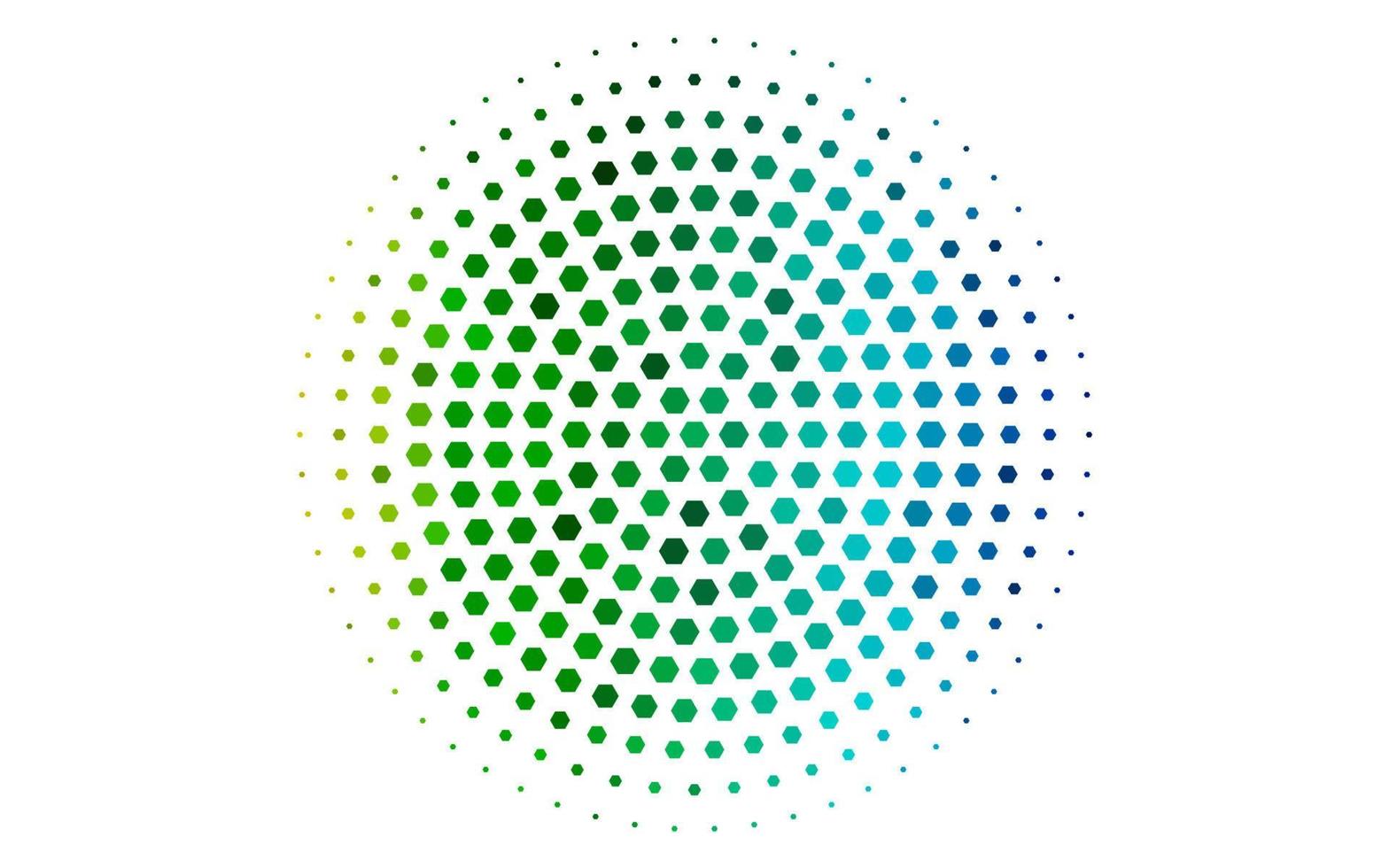 disposition de vecteur arc-en-ciel multicolore clair avec des formes hexagonales.