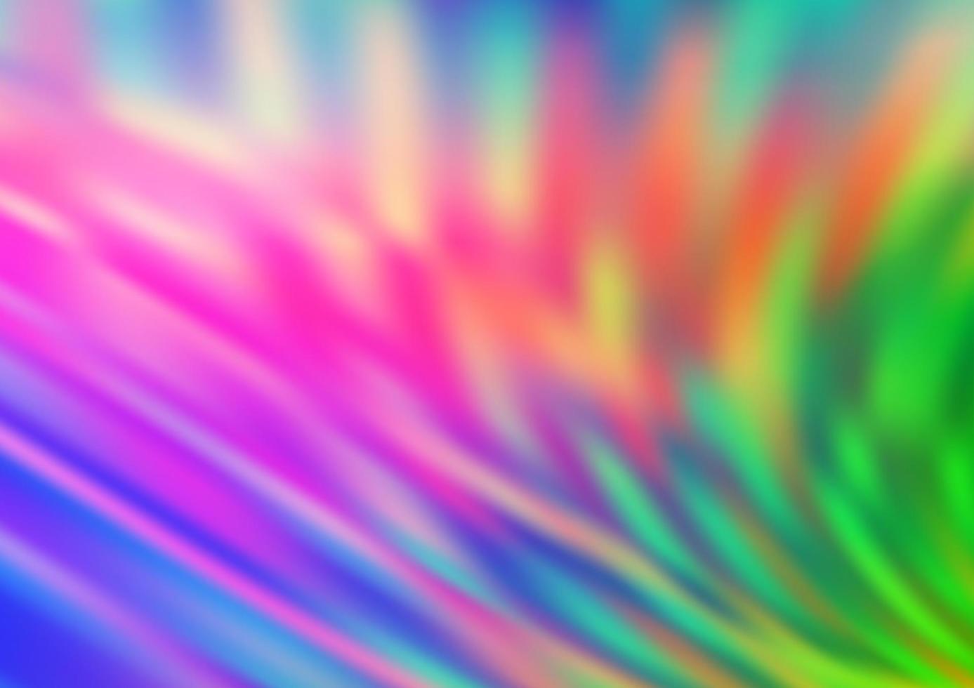 multicolore clair, arrière-plan flou abstrait vectoriel arc-en-ciel.