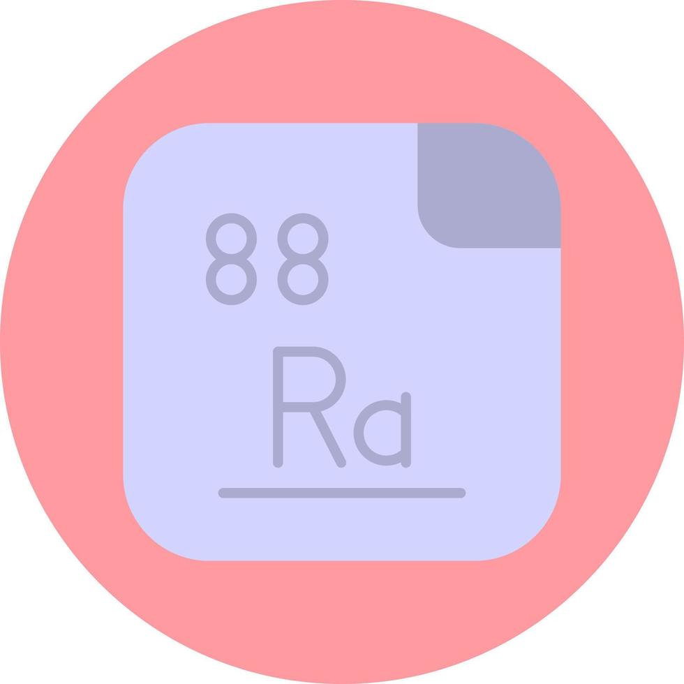 radium vecteur icône