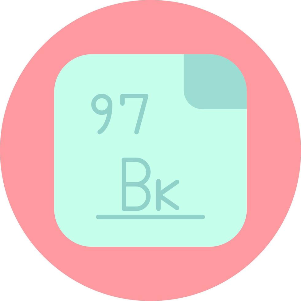 berkelium vecteur icône