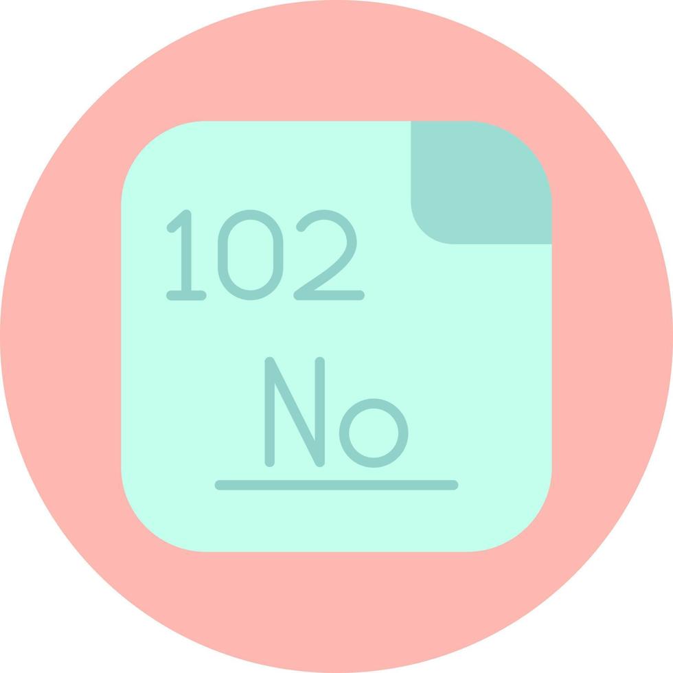 nobelium vecteur icône