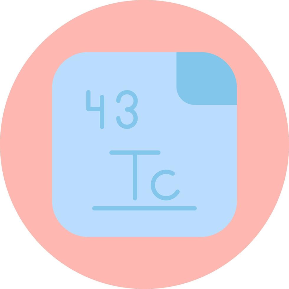 technétium vecteur icône