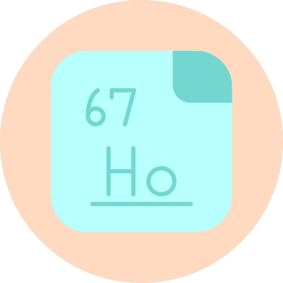 holmium vecteur icône