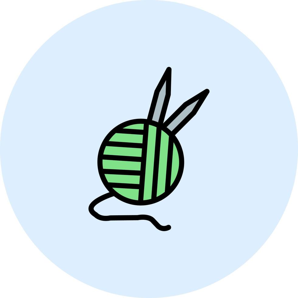 icône de vecteur de tricot