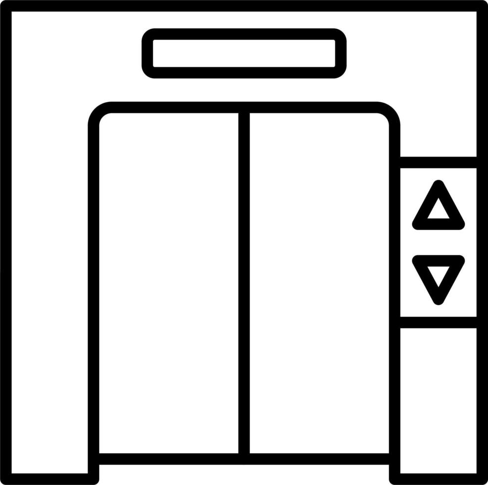 icône de vecteur d'ascenseur