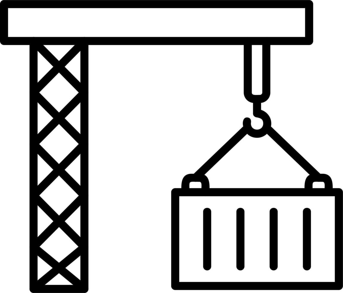 icône de vecteur de conteneur