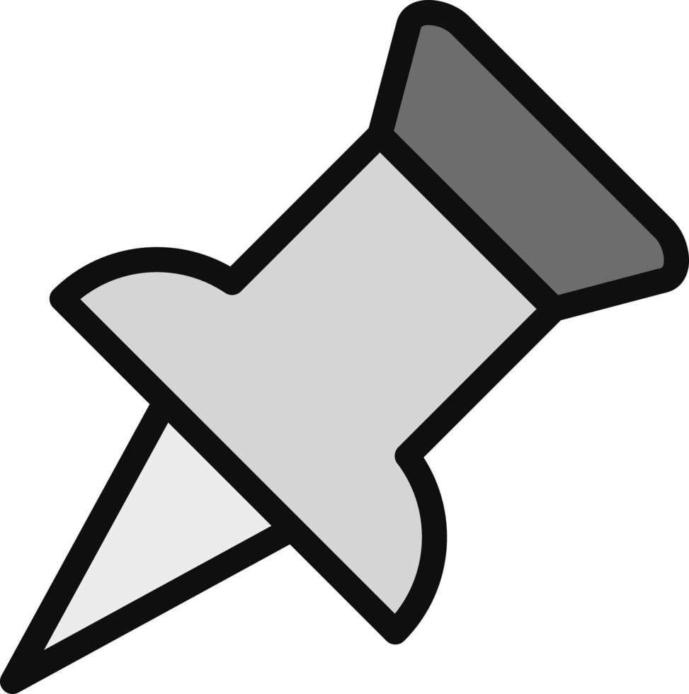 icône de vecteur de punaise