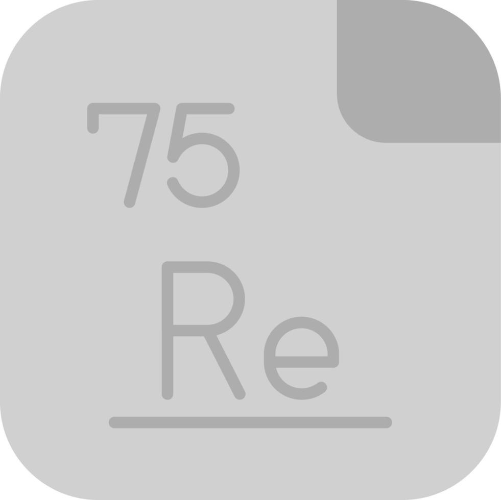 rhénium vecteur icône