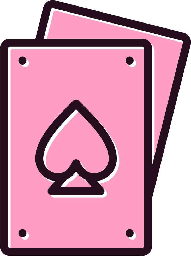 icône de vecteur de carte à jouer