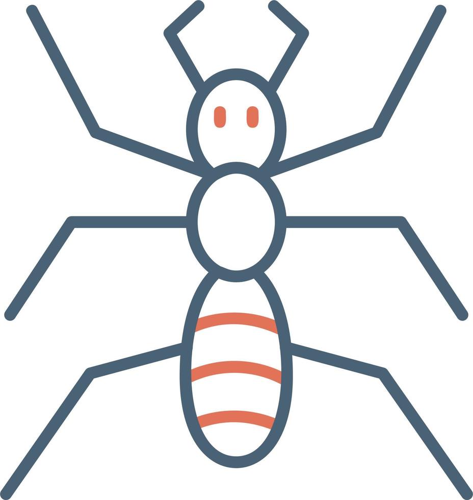 icône de vecteur de fourmi