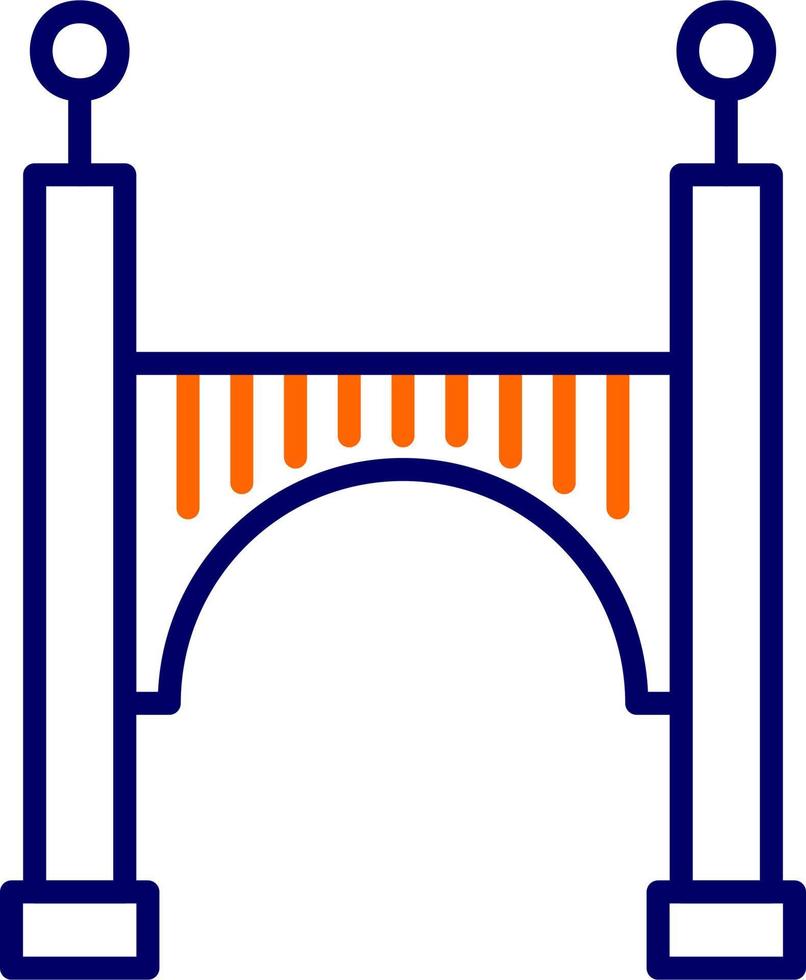 icône de vecteur de pont