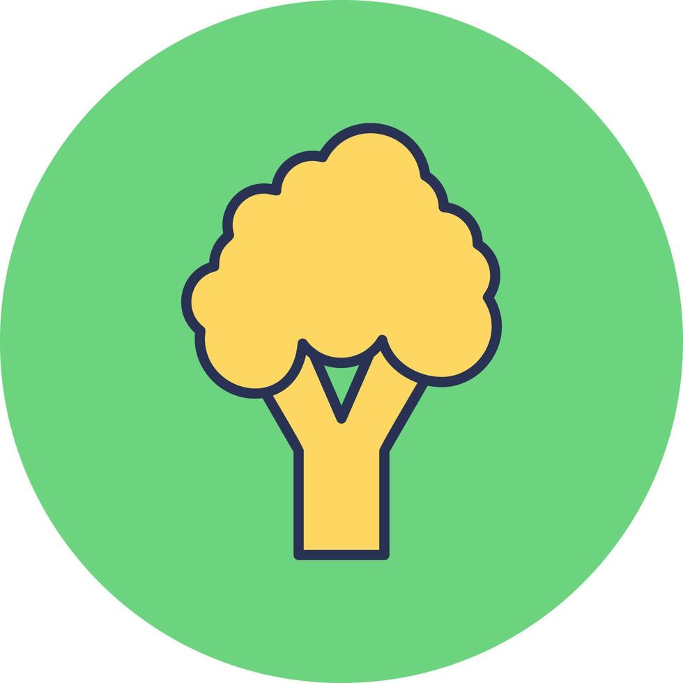 icône de vecteur de brocoli