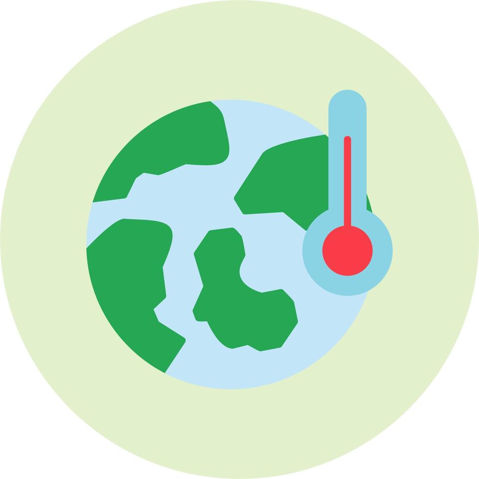 icône de vecteur de réchauffement climatique