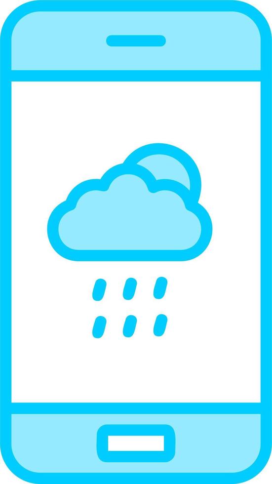 icône de vecteur d'application météo