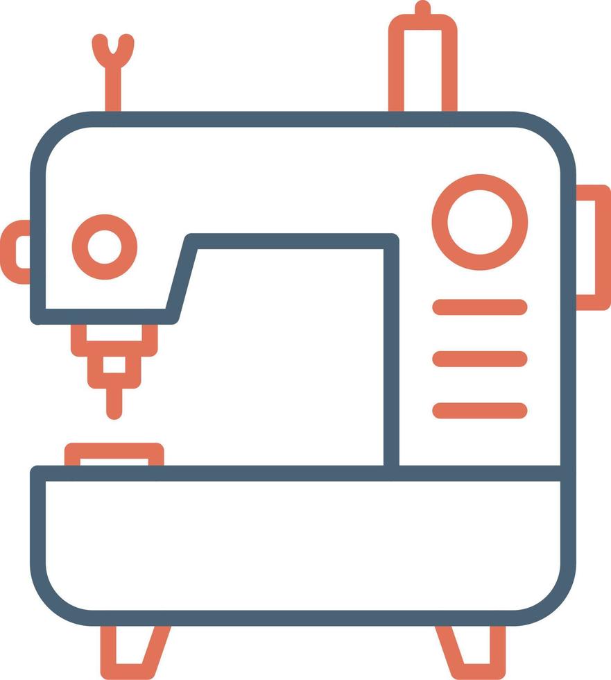 icône de vecteur de machine à coudre
