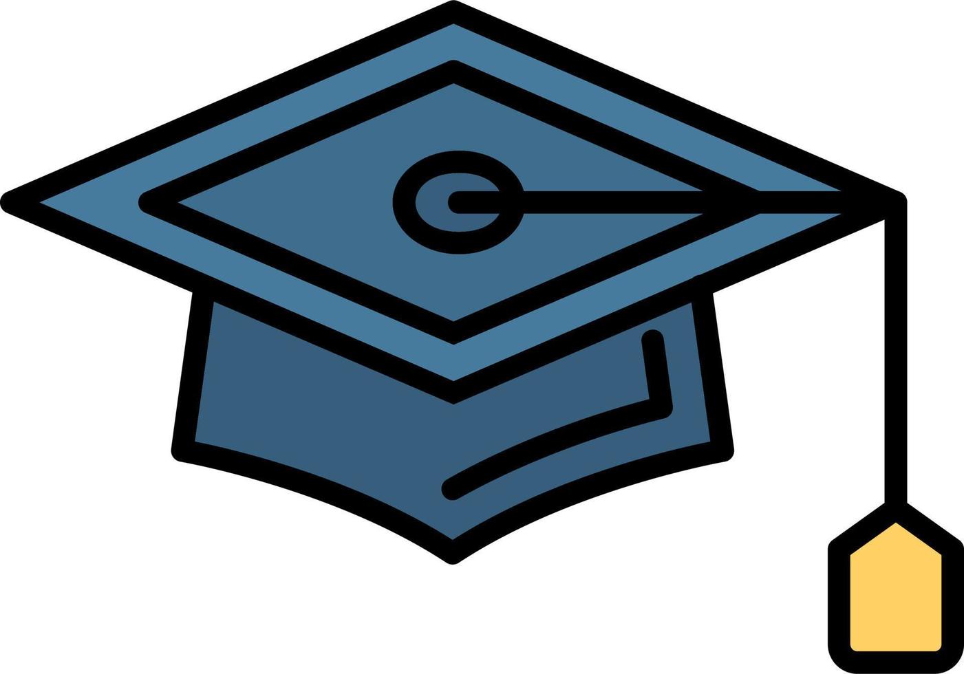 icône de vecteur de graduation cap
