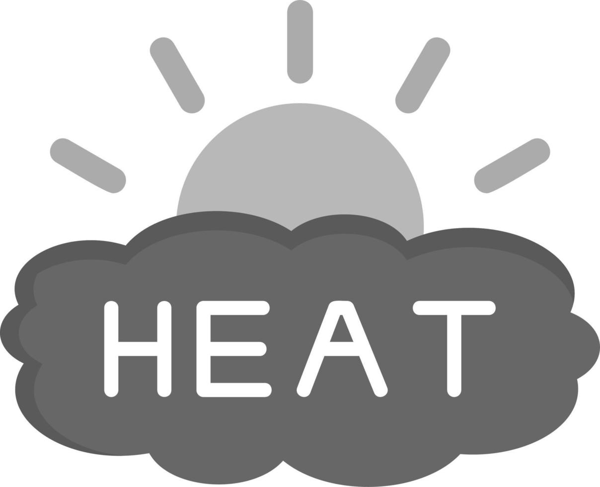 icône de vecteur de chaleur